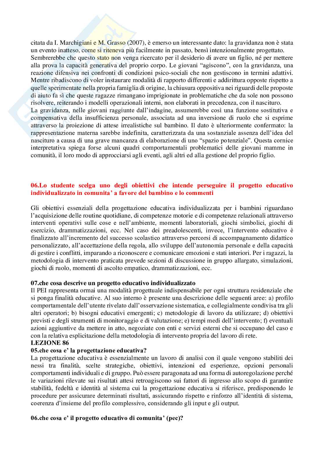 Paniere Didattica e pedagogia speciale  - Risposte aperte - aggiornato (2026) Pag. 46