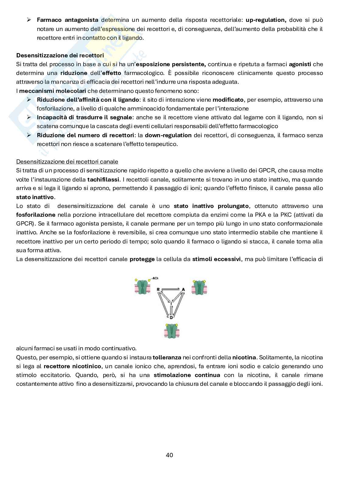 Principi generali di Farmacologia Pag. 41