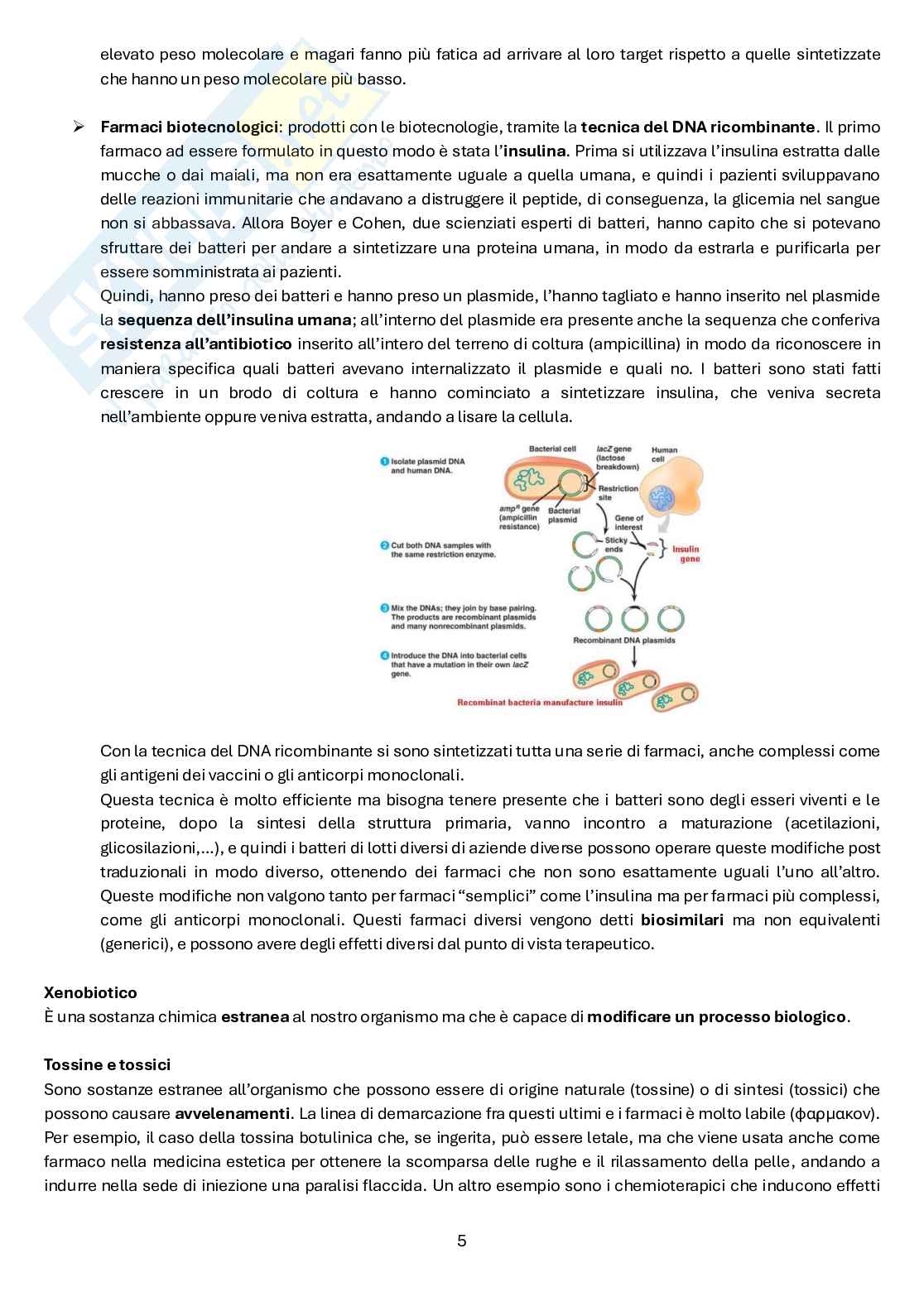 Principi generali di Farmacologia Pag. 6