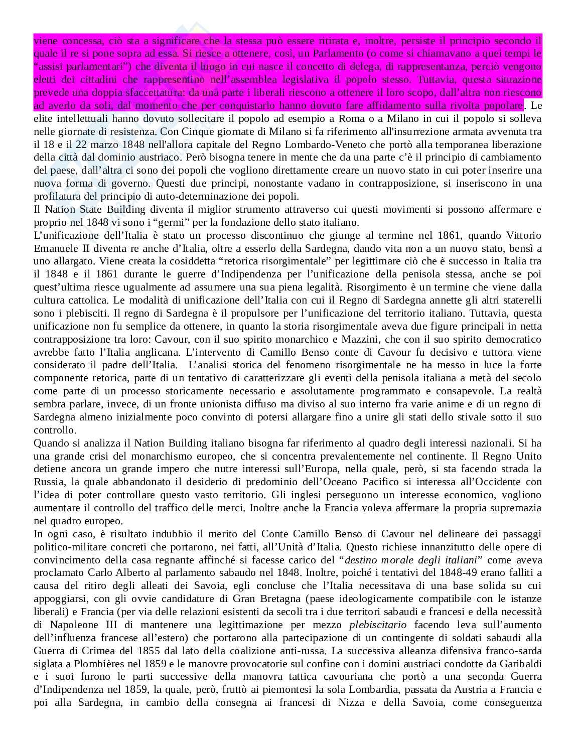 Storia contemporanea Pag. 6