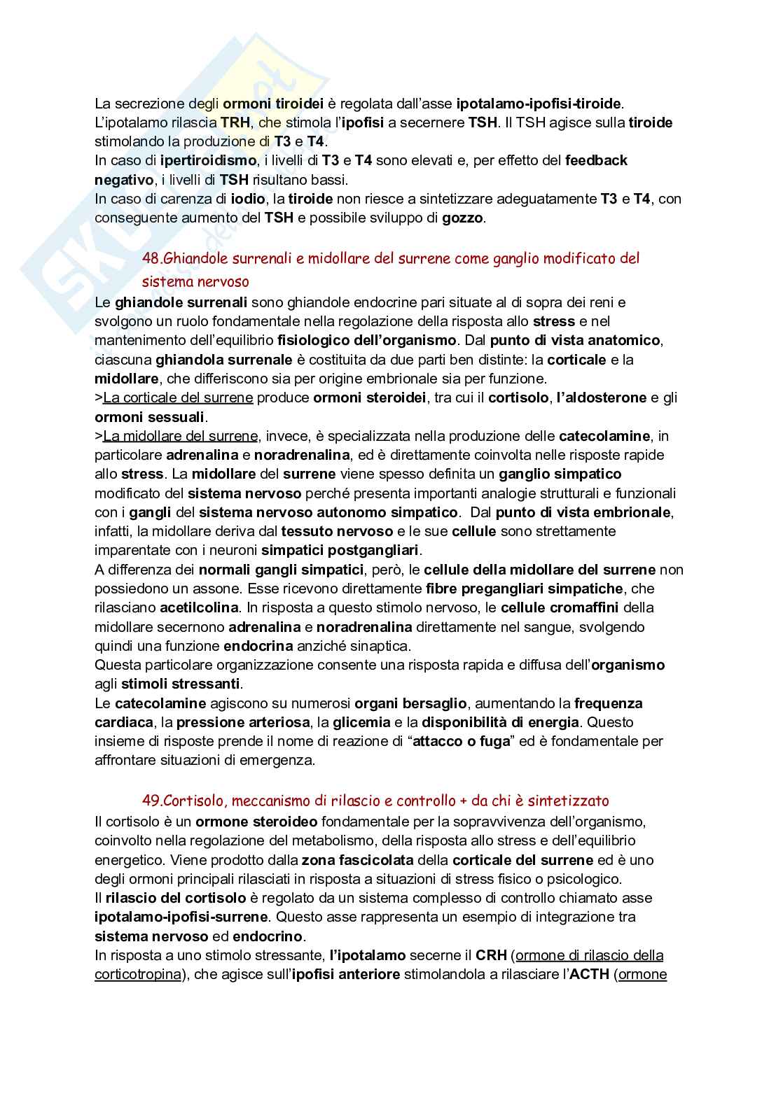 Domande e risposte Fondamenti di fisiologia Pag. 21
