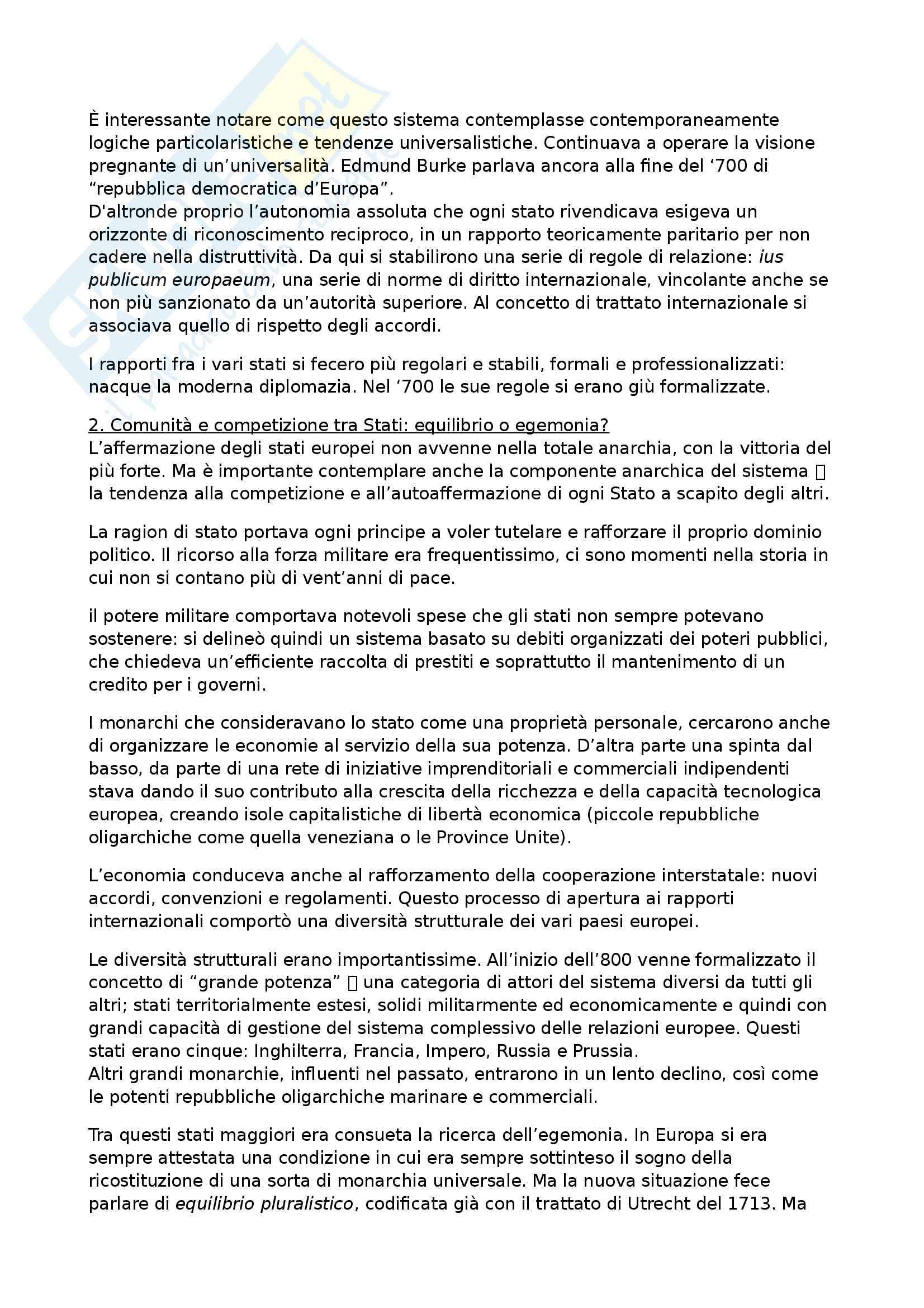 Riassunto Esame Storia Contemporanea Prof Formigoni Libro - 