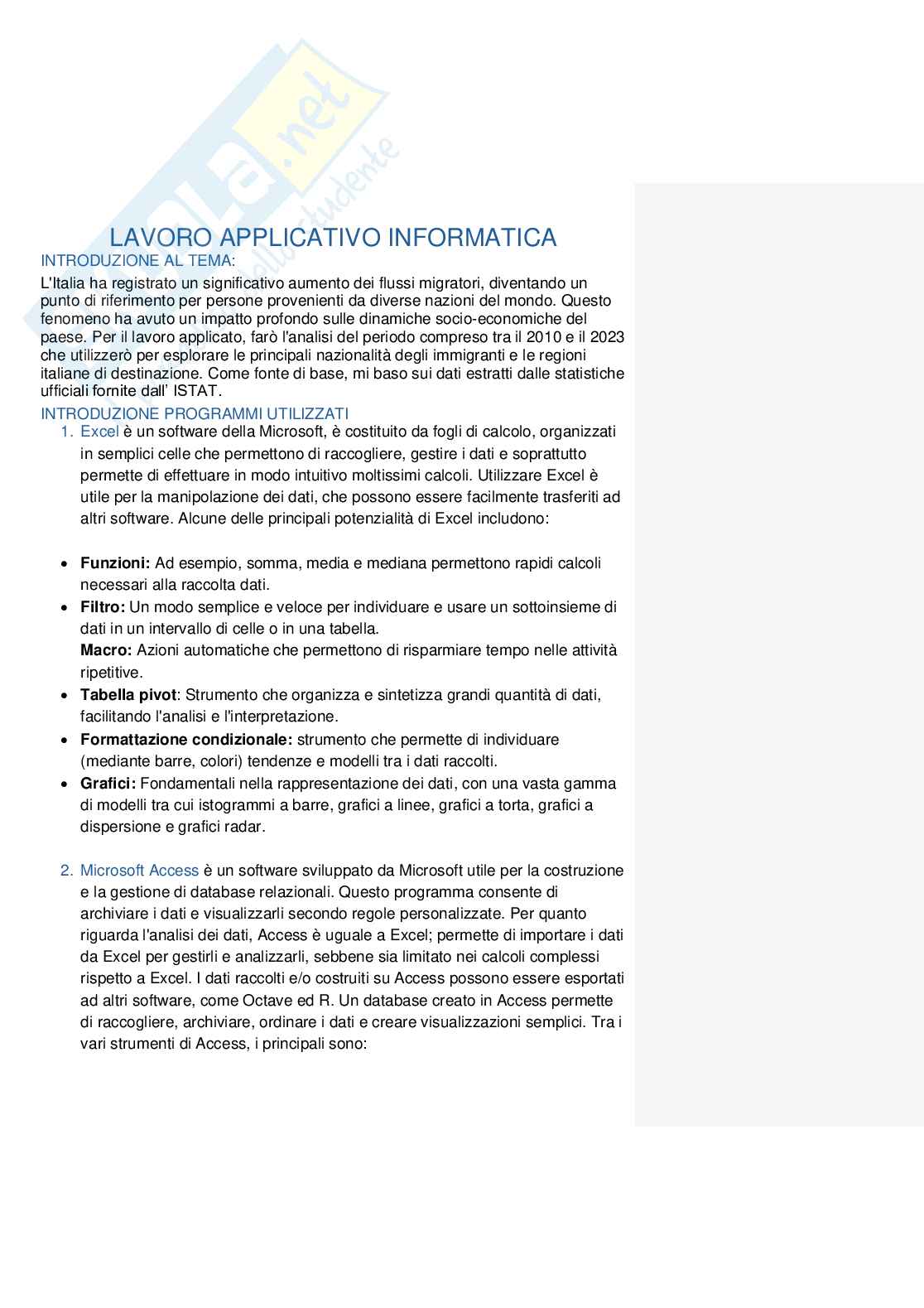 Lavoro applicato  Pag. 2