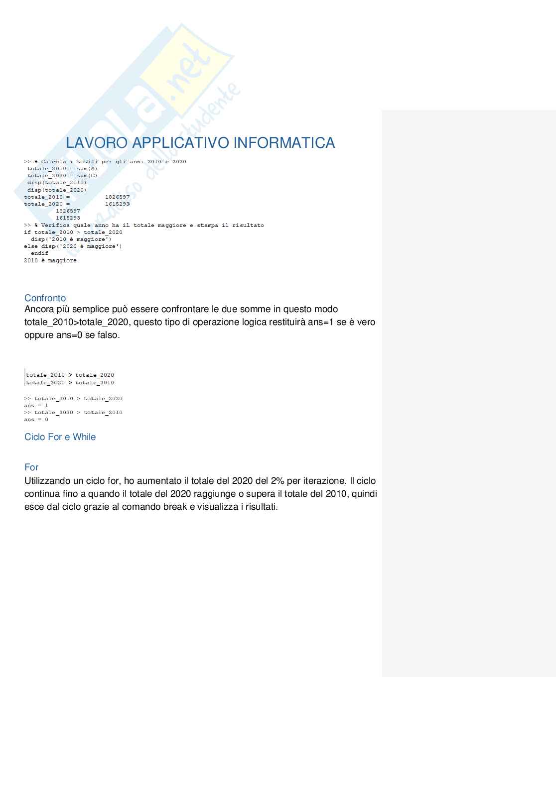 Lavoro applicato  Pag. 31