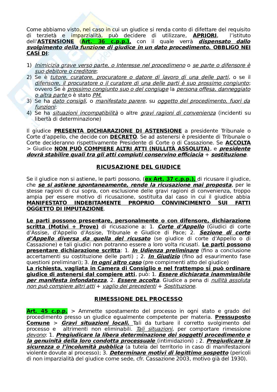 Giudice e giurisdizione penale Pag. 6