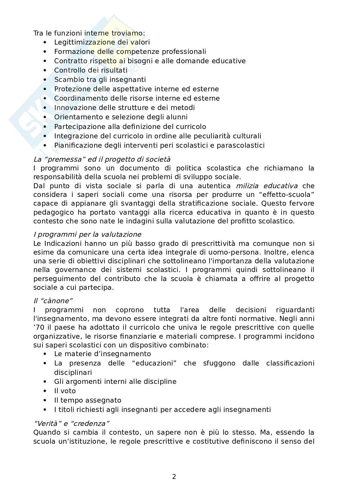Riassunto esame Etica della professione docente, Prof. Cestaro Margherita, libro consigliato L'insegnante etico, Elio Damiano Pag. 2