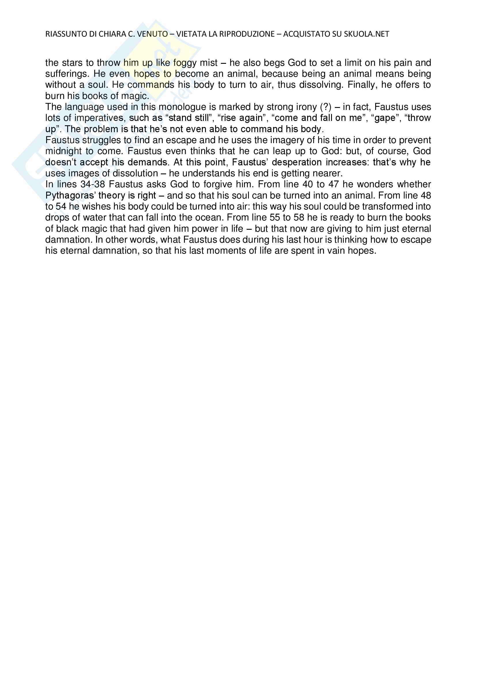 Riassunto esame Cultura e Letteratura Inglese 1 Pag. 56