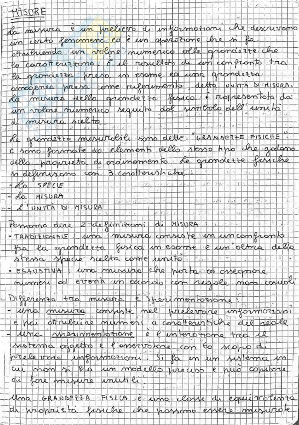  Misure meccaniche e collaudi Pag. 1