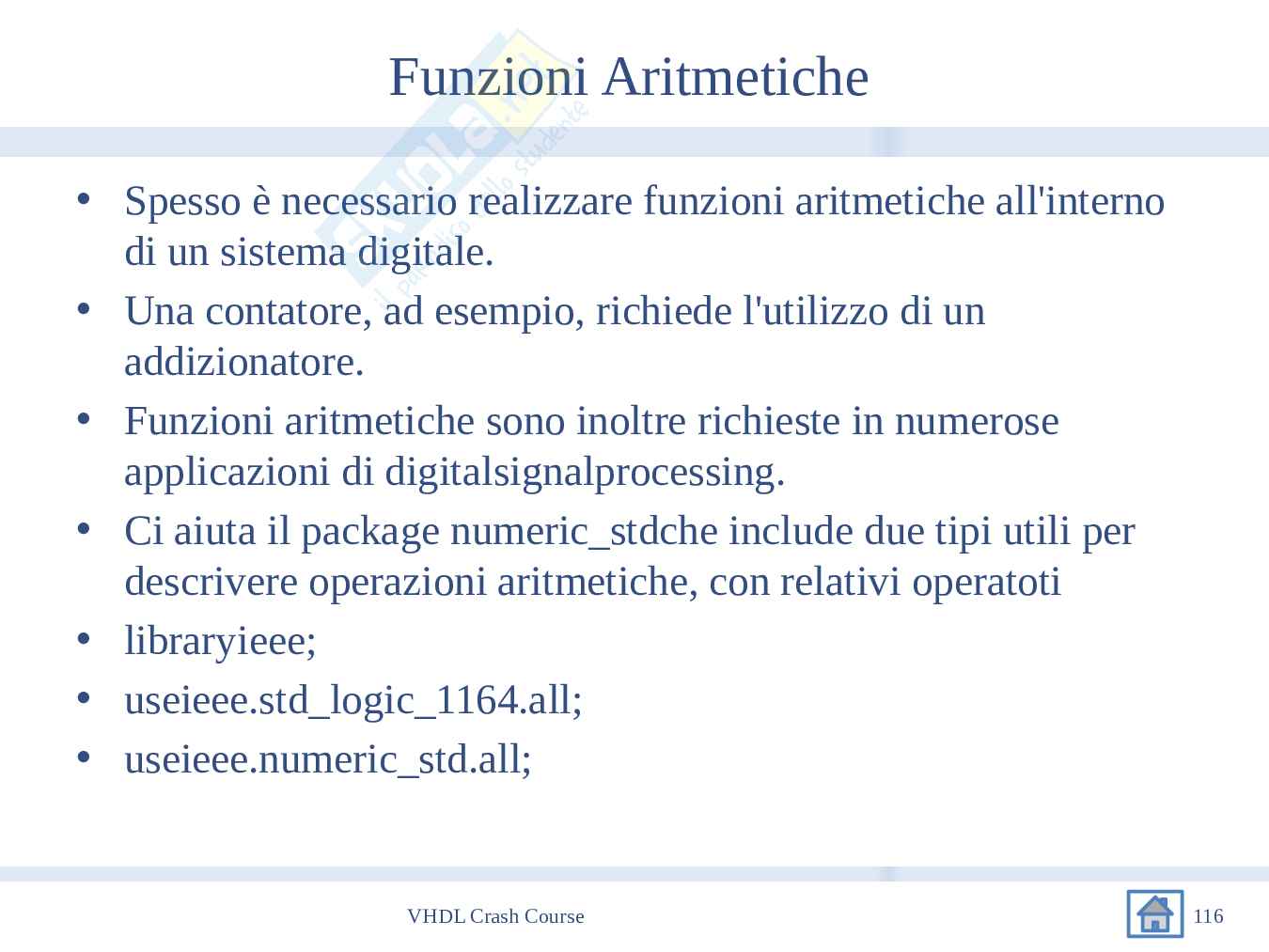 Introduzione VHDL Pag. 116
