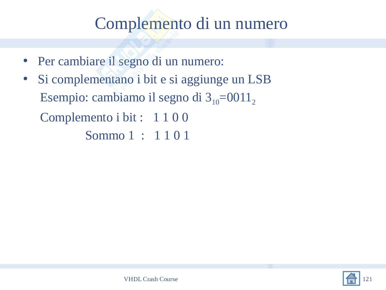 Introduzione VHDL Pag. 121