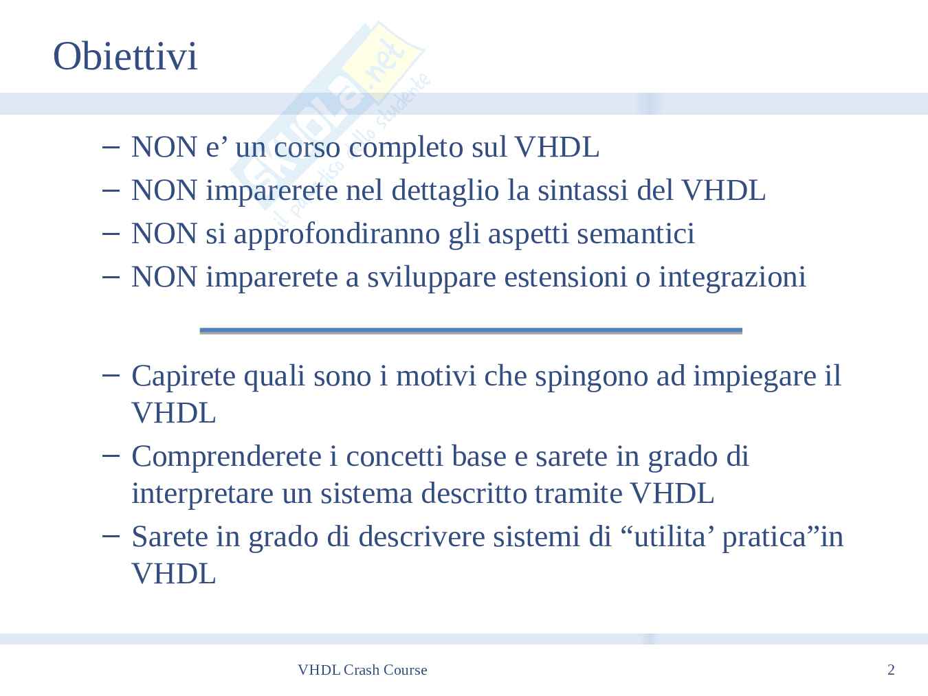 Introduzione VHDL Pag. 2
