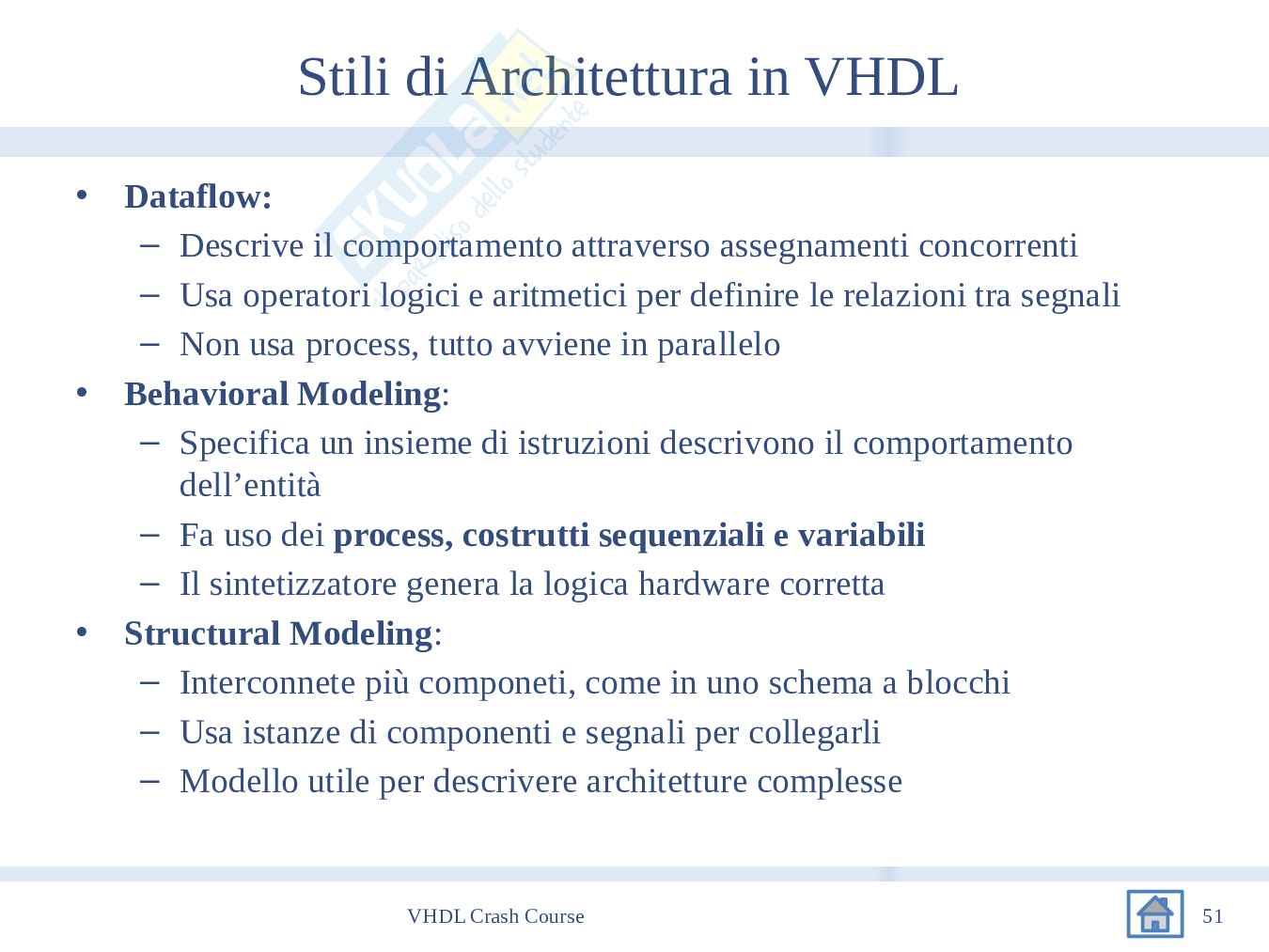 Introduzione VHDL Pag. 51