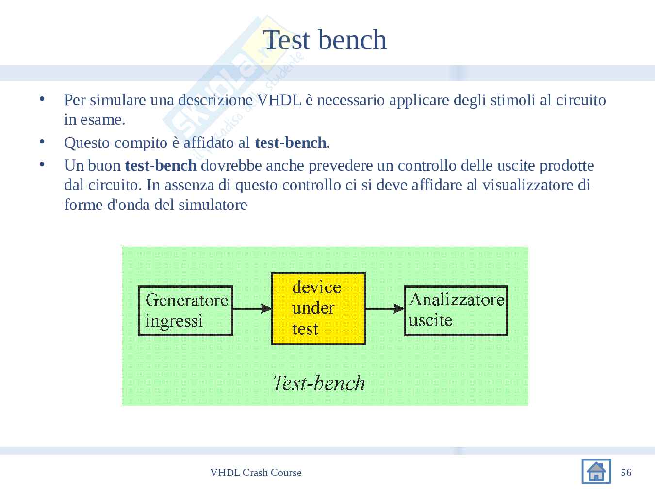 Introduzione VHDL Pag. 56