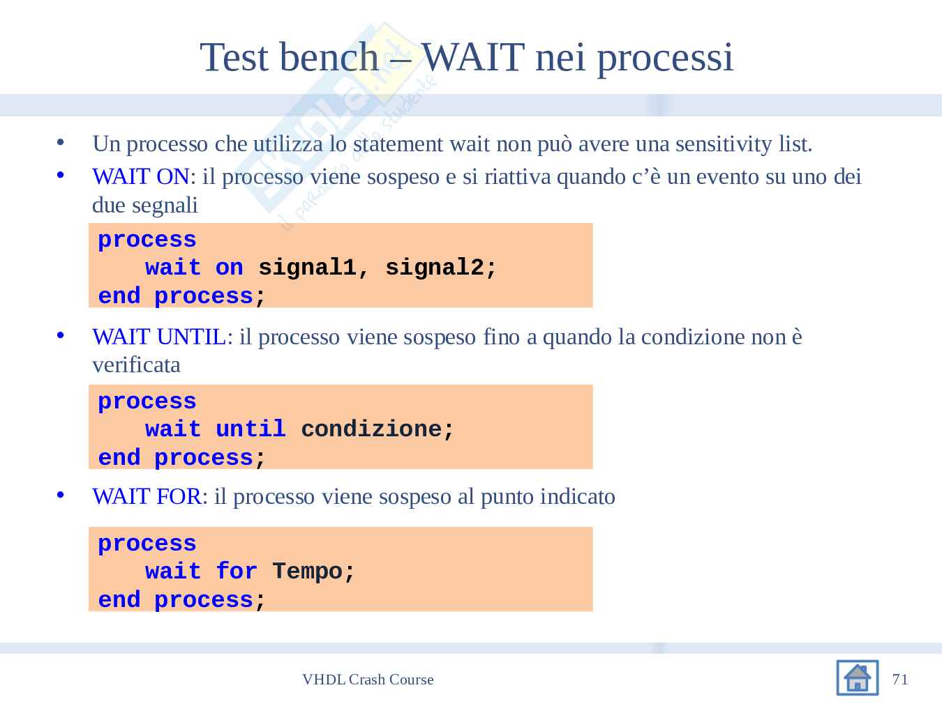 Introduzione VHDL Pag. 71