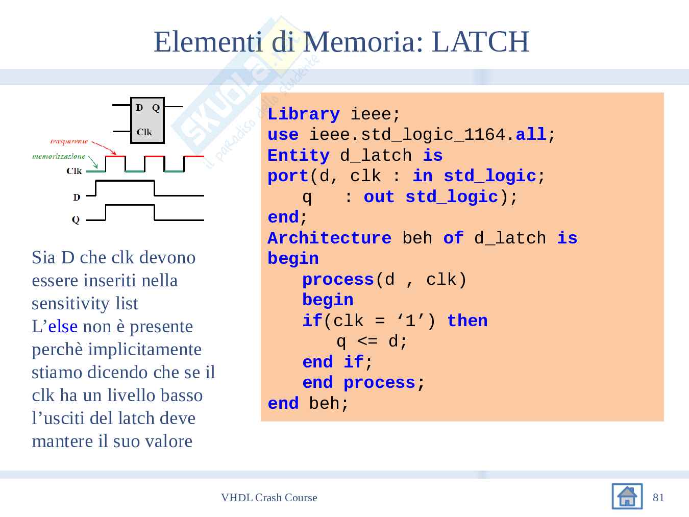 Introduzione VHDL Pag. 81