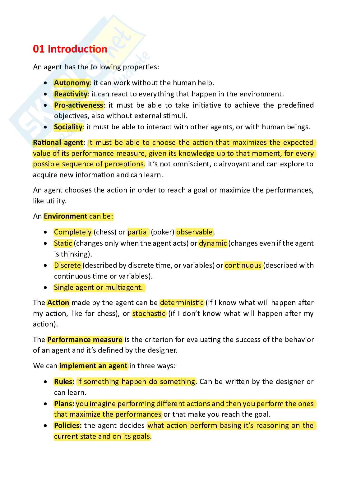 Multiagent System - Appunti Pag. 2