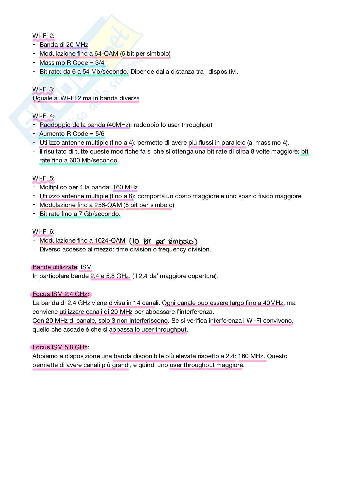 Appunti Telecomunicazioni - Parte orale Pag. 61