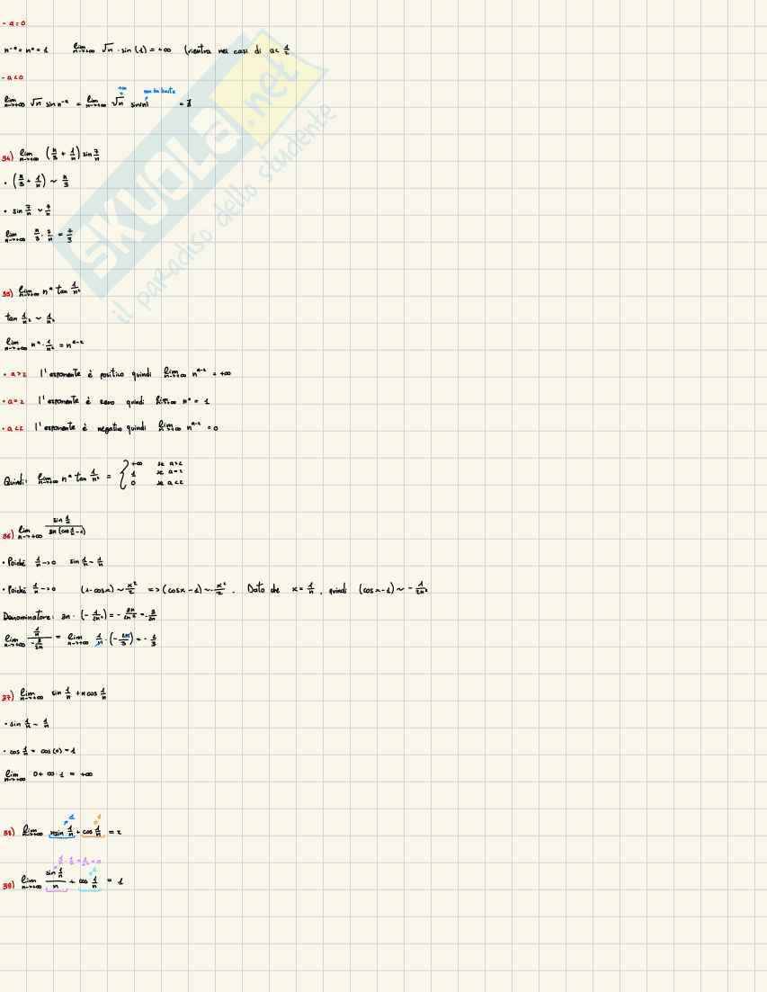Continuità delle funzioni: esercizi su punti di discontinuità e parametri Pag. 1