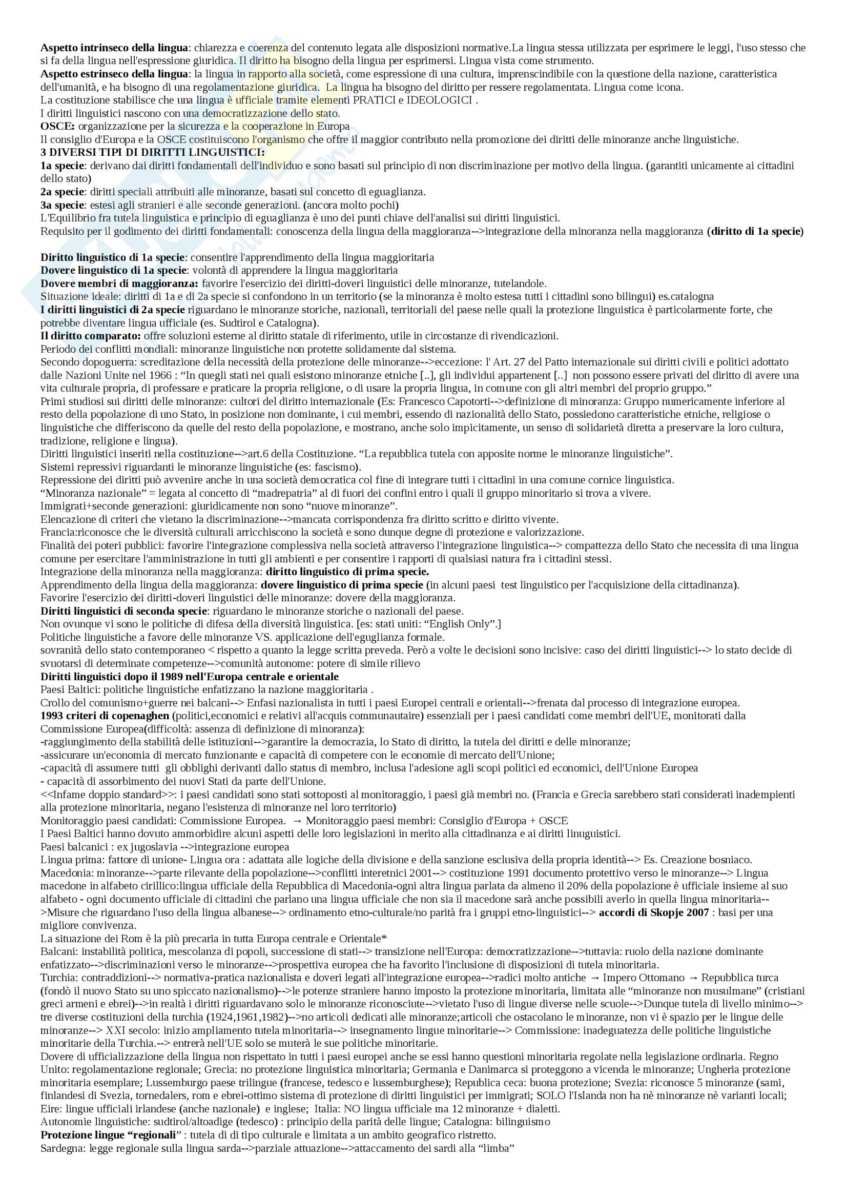 Diritto dell'Unione Europea Riassunto Pag. 1