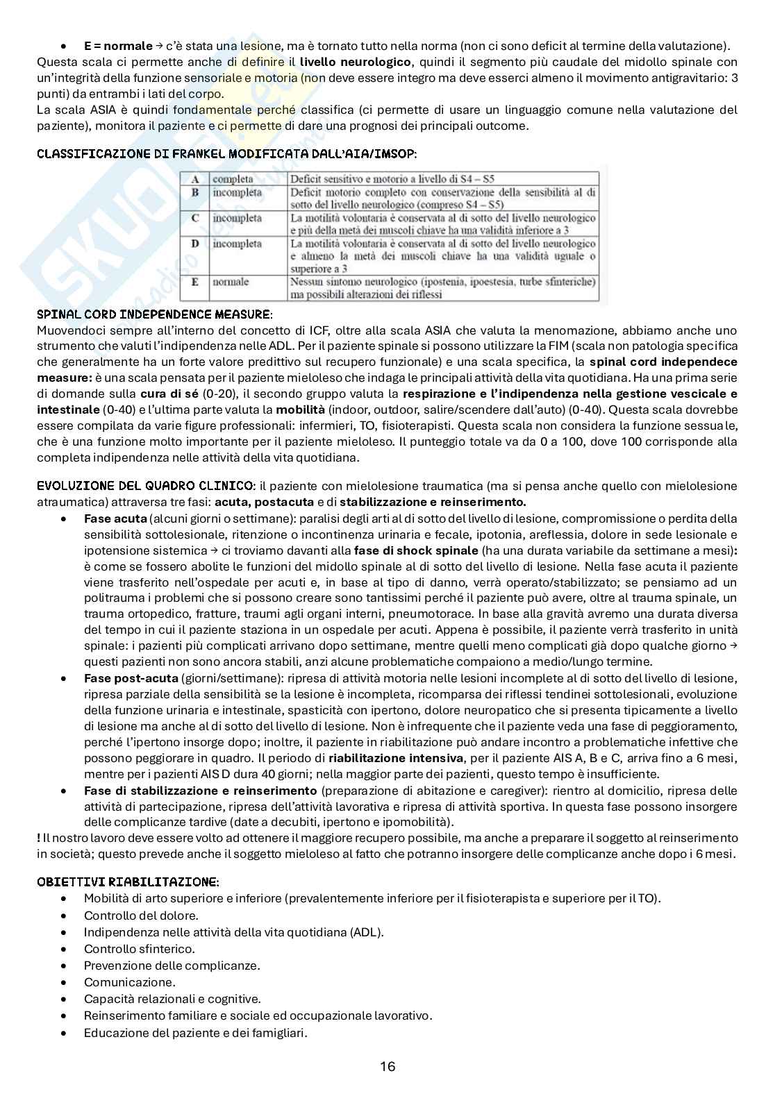 Appunti di riabilitazione nei disturbi della deambulazione Pag. 16
