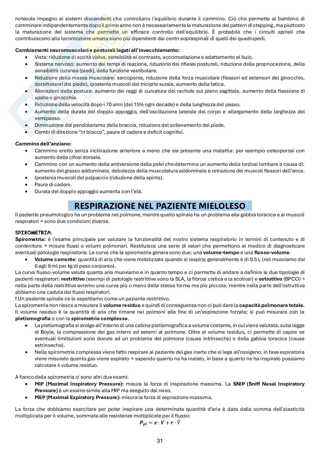Appunti di riabilitazione nei disturbi della deambulazione Pag. 31
