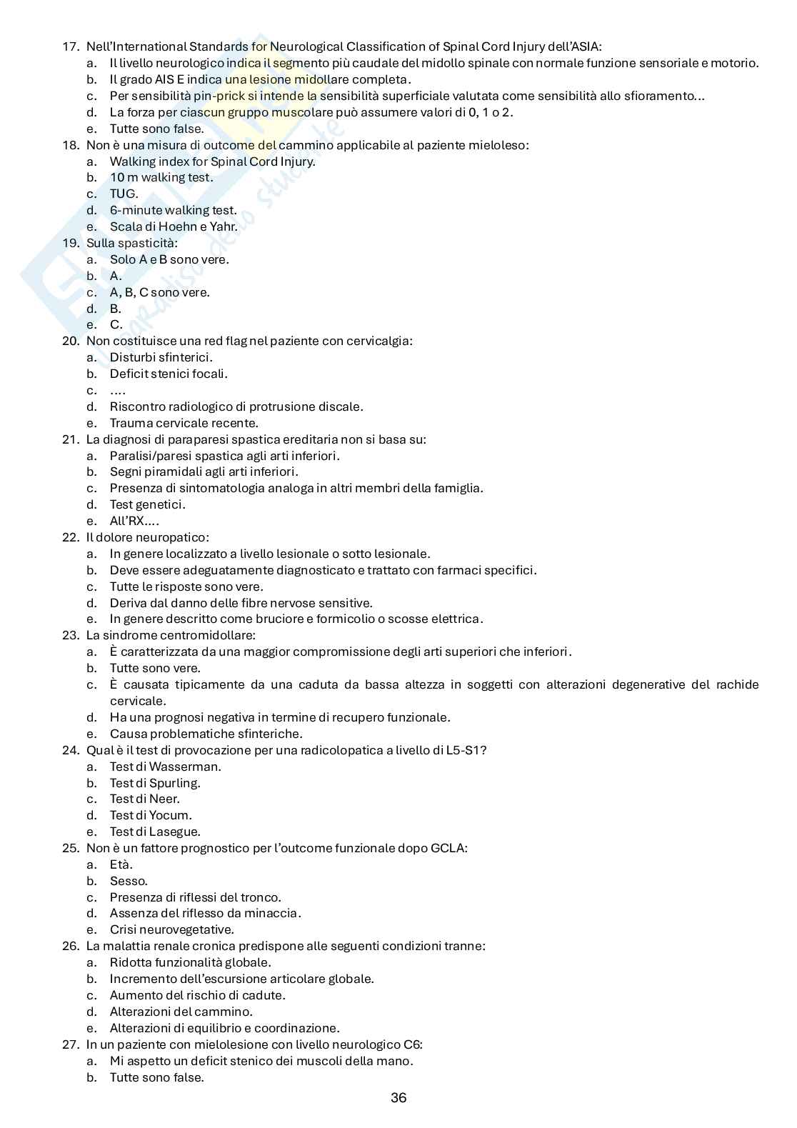 Appunti di riabilitazione nei disturbi della deambulazione Pag. 36