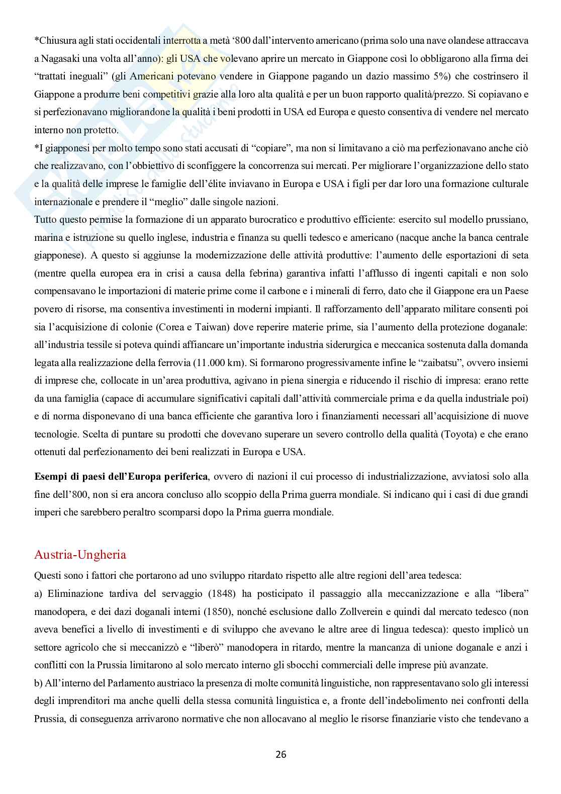 Storia economica Pag. 26