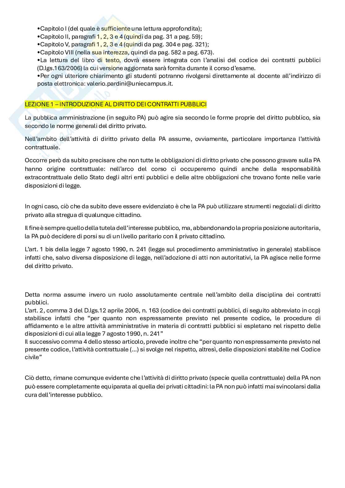 Paniere per concorsi pubblici diritto dei contratti pubblici per concorsi da laureato e diplomato Pag. 2