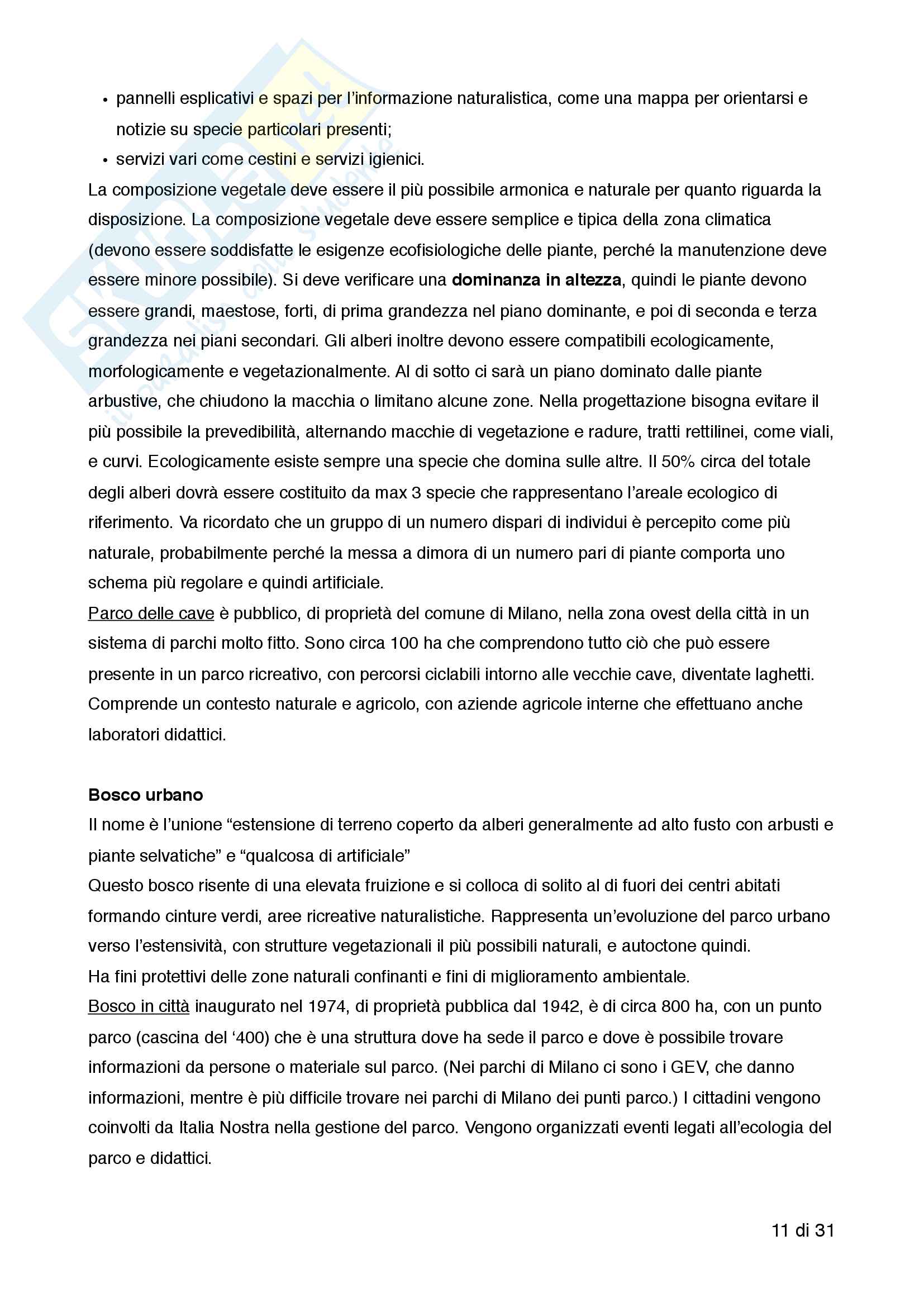 Arboricoltura ornamentale e verde urbano Pag. 11