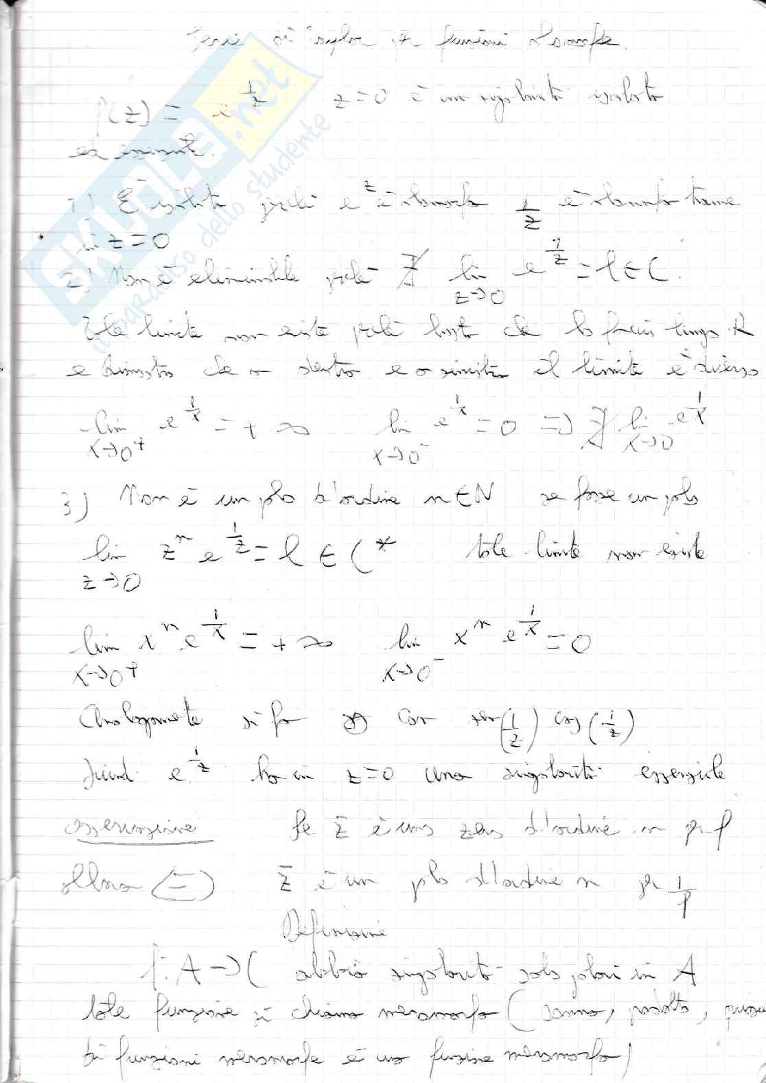 Titolo: Metodi matematici, appunti del corso- Quaderno 2  Pag. 1