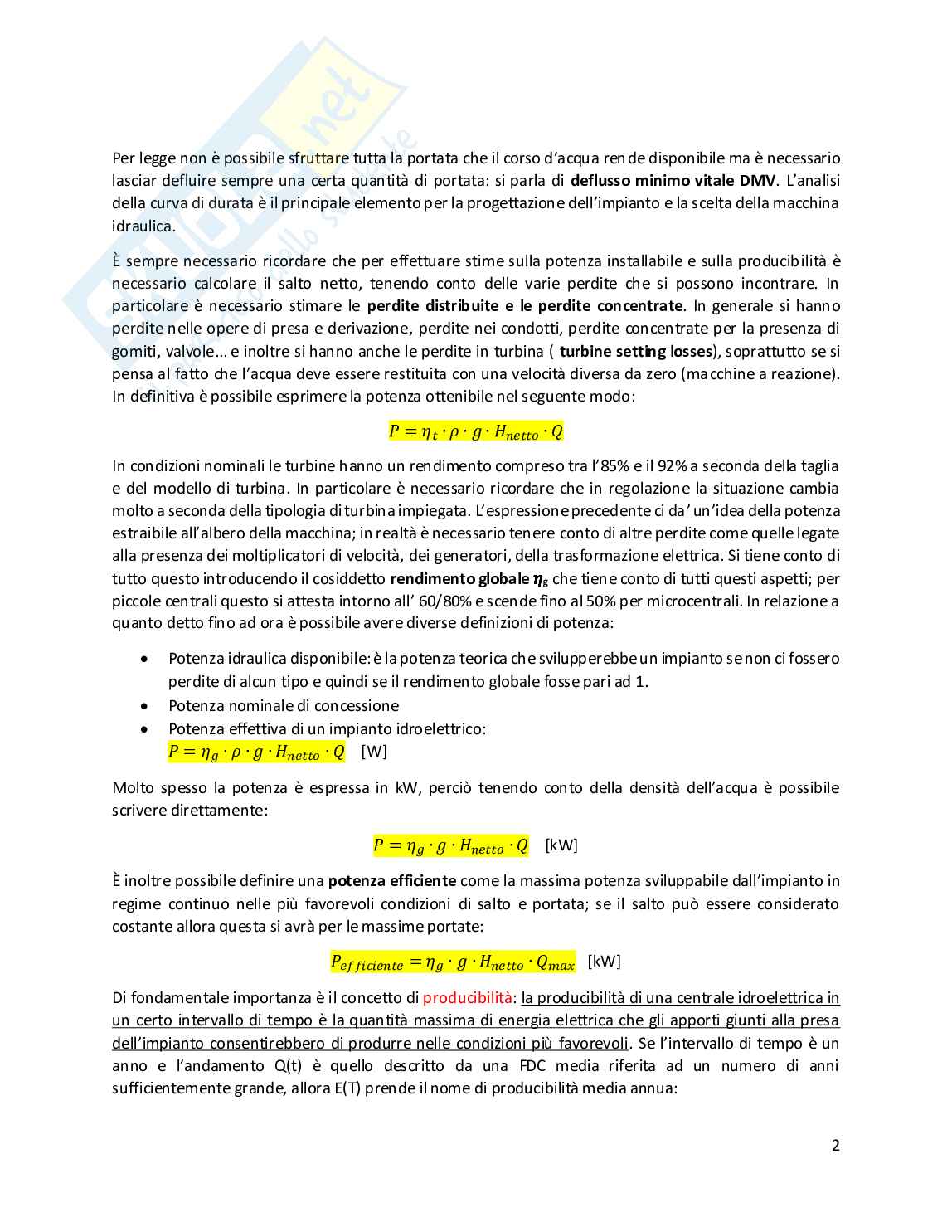 Appunti di energie rinnovabili Pag. 2