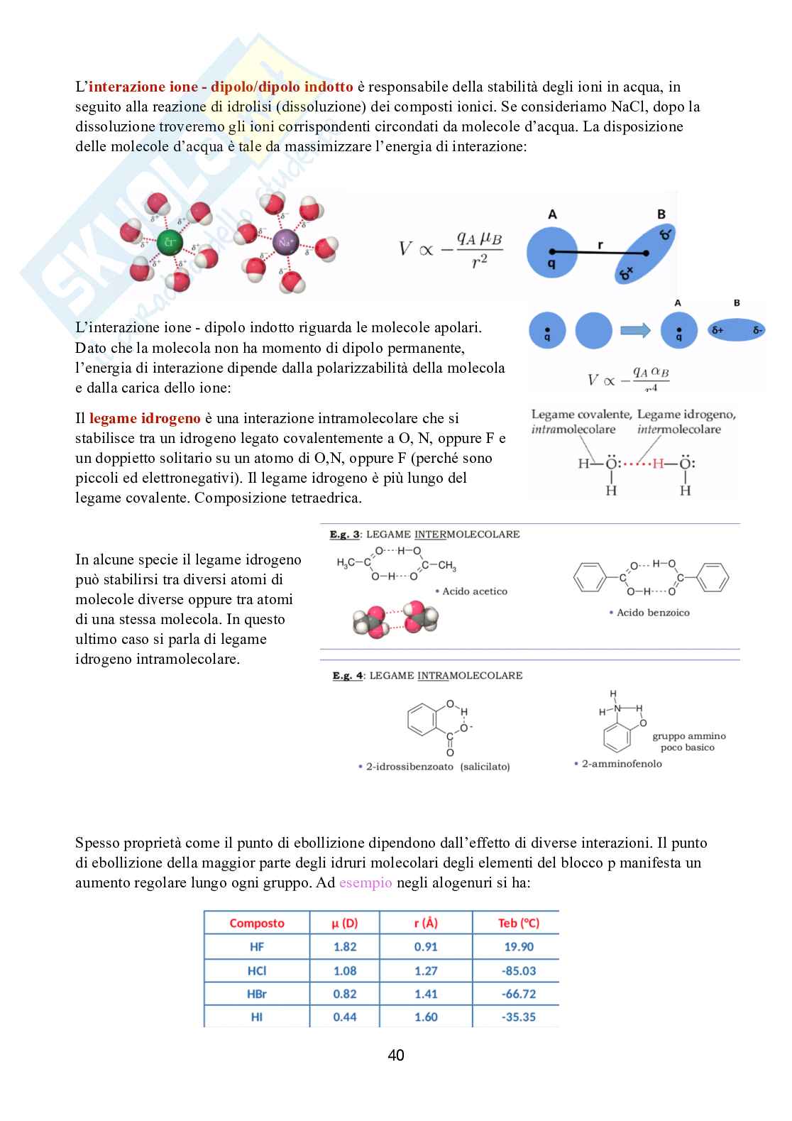 Appunti parte 3 di Fondamenti di chimica Pag. 6