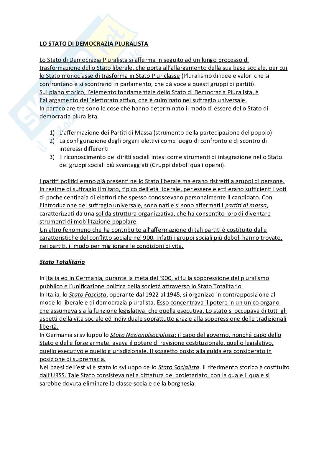 Diritto pubblico esame orale Istituzioni di diritto pubblico Pag. 11