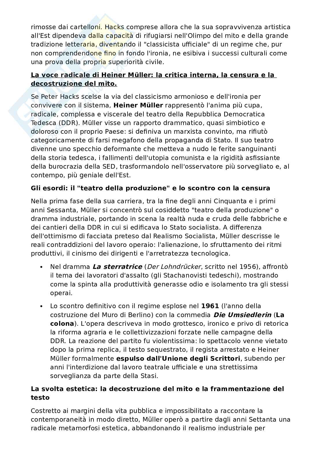 Riassunto esame Letteratura tedesca, Prof. Di Mauro Paola, libro consigliato Il teatro tedesco del Novecento , Scamardi Pag. 31