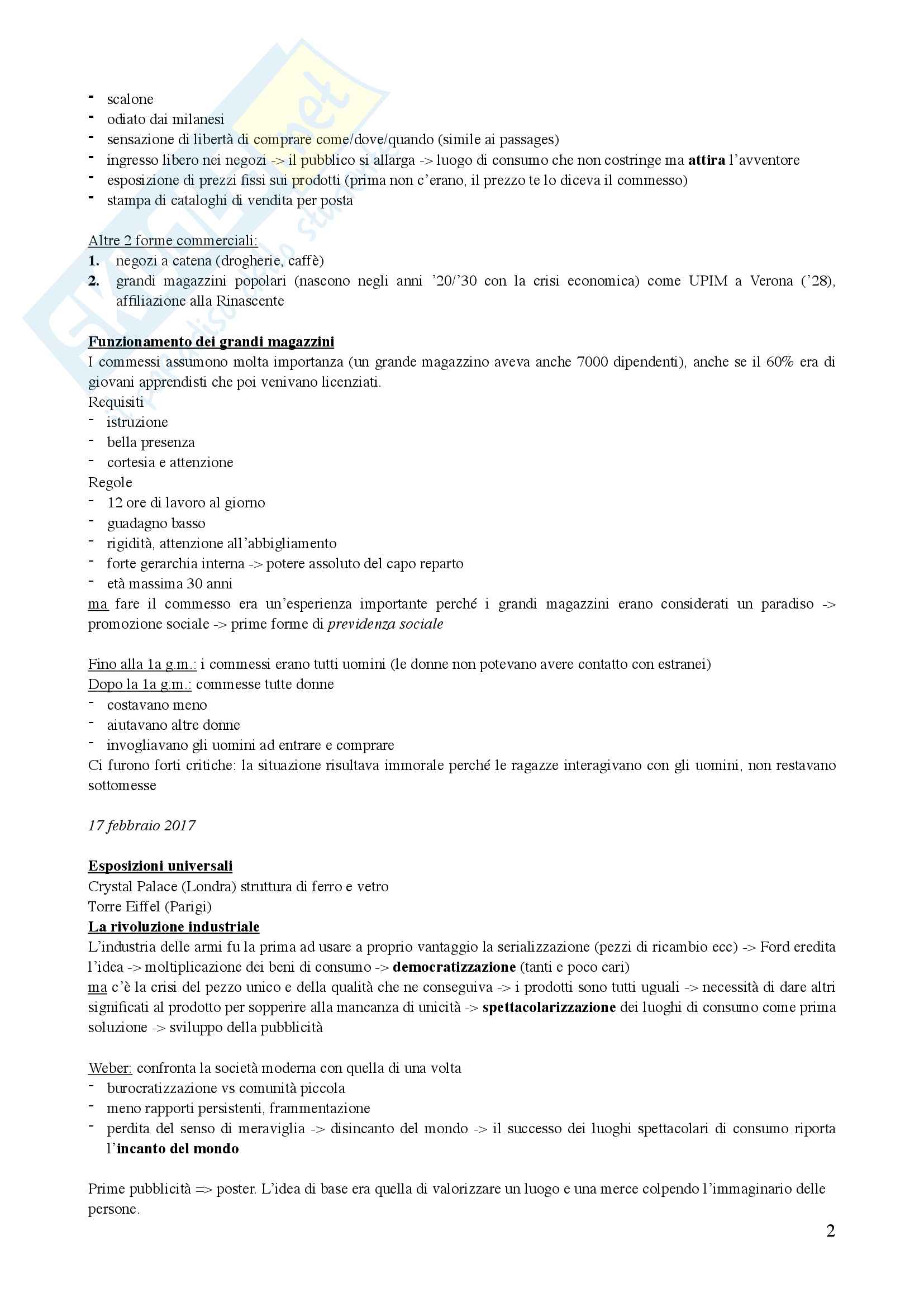 Appunti di Storia sociale dello spettacolo della prof. Scarpellini Pag. 2