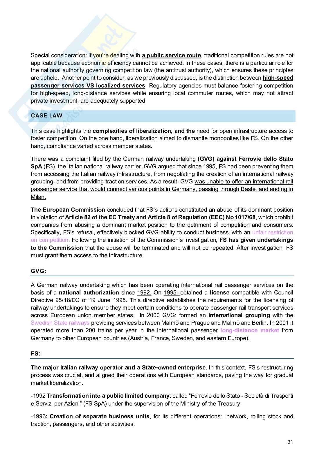  International transport law and logistics Rigazio Pag. 31