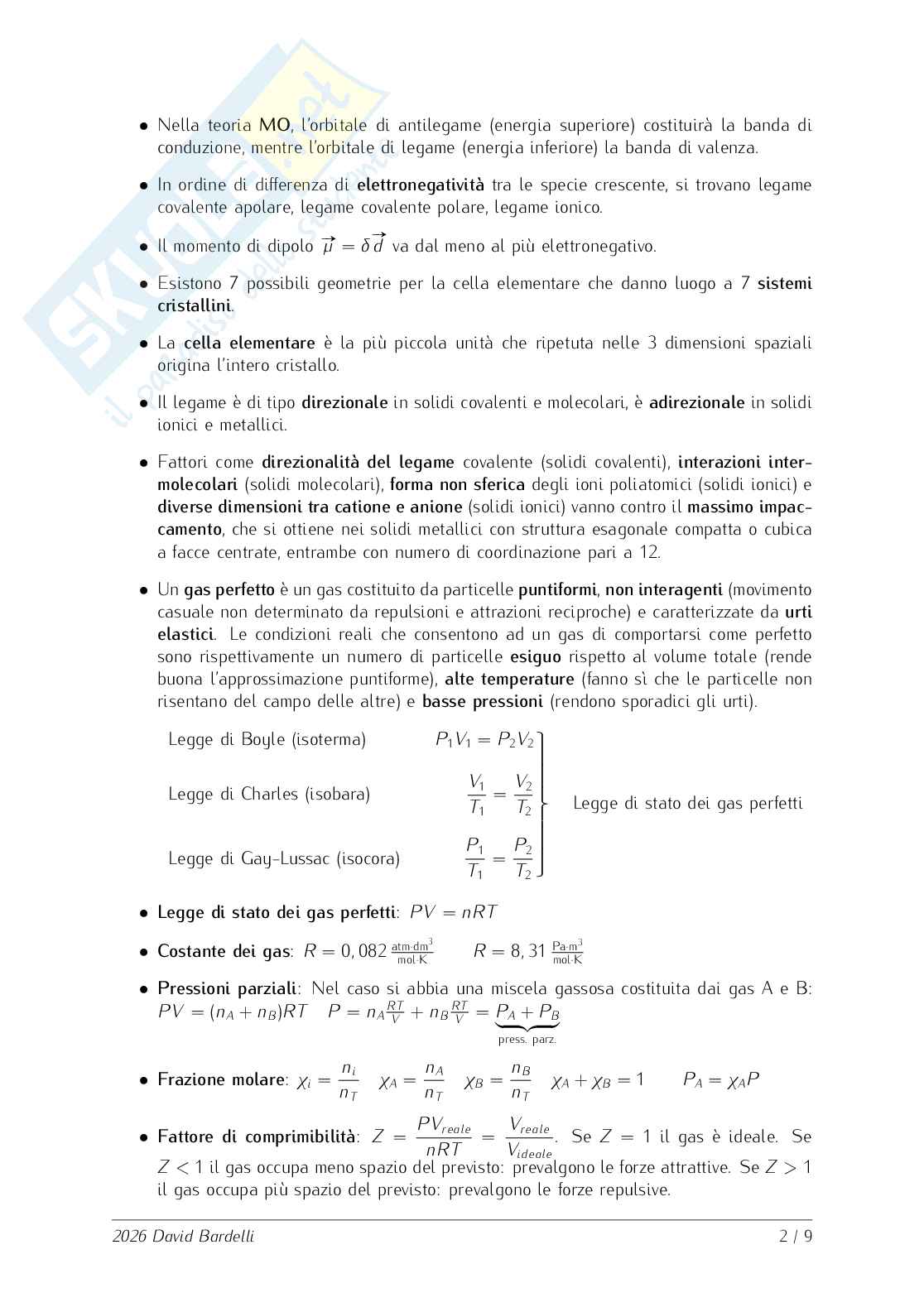 Appunti di Chimica Pag. 2