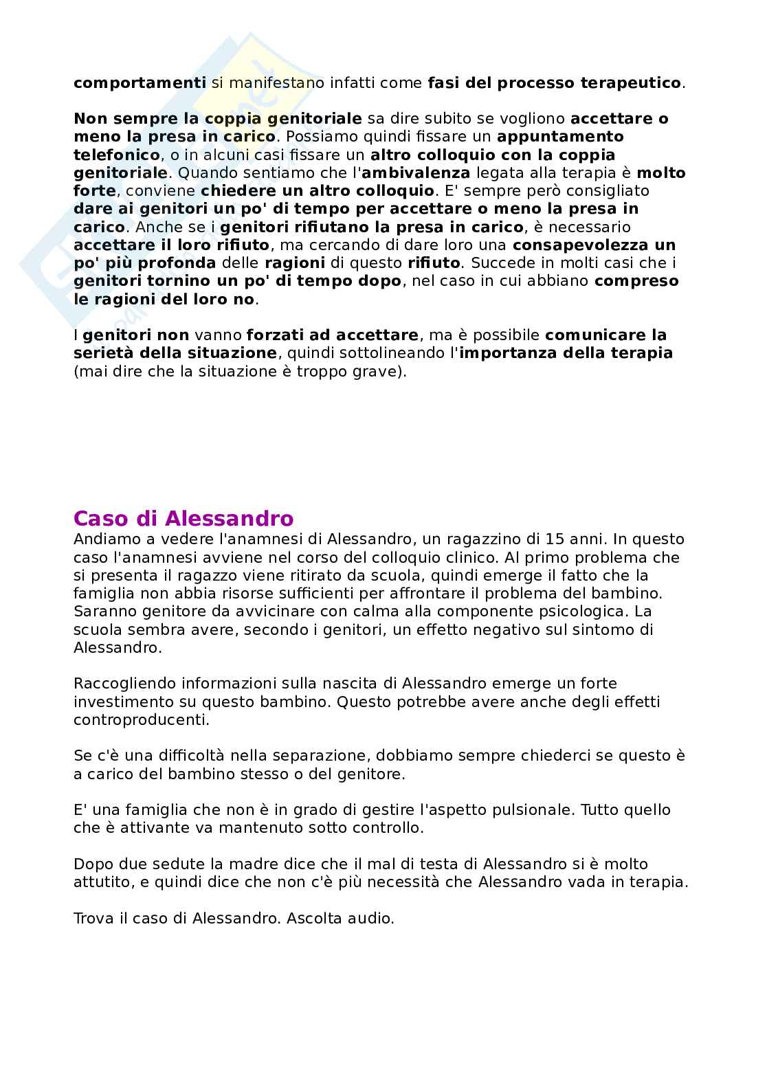 Appunti di Assestment psicodinamico in età evolutiva Pag. 21