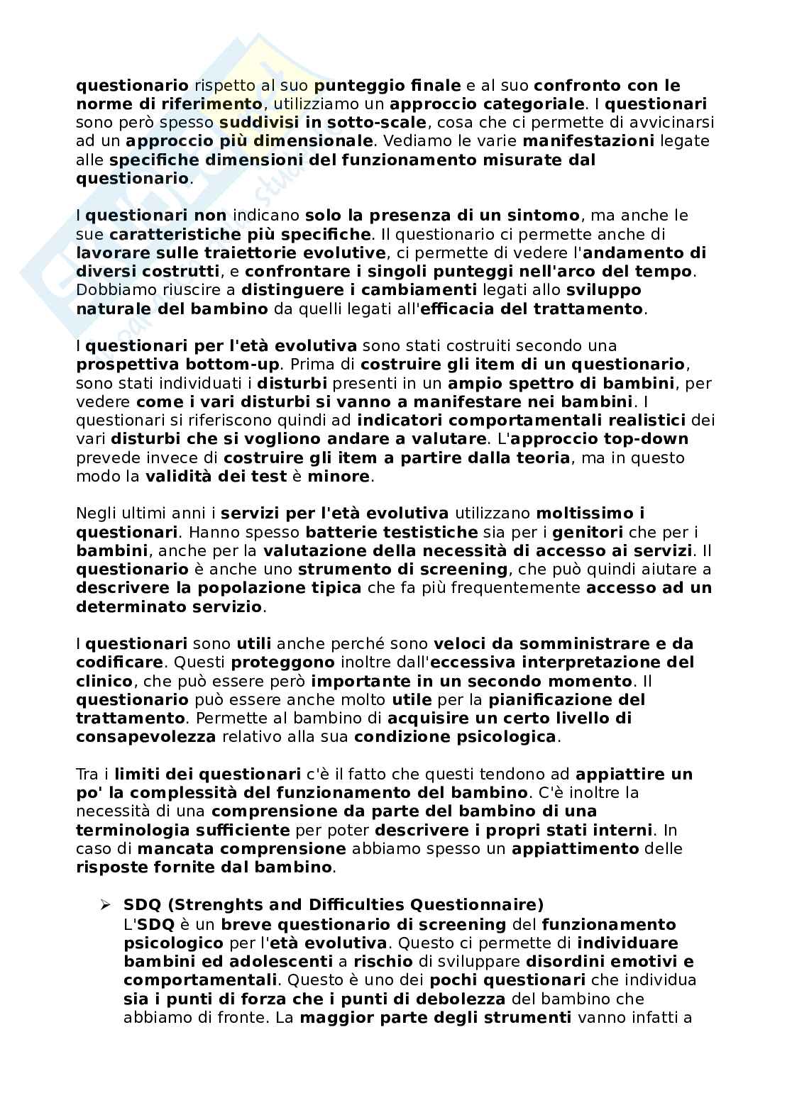 Appunti di Assestment psicodinamico in età evolutiva Pag. 41