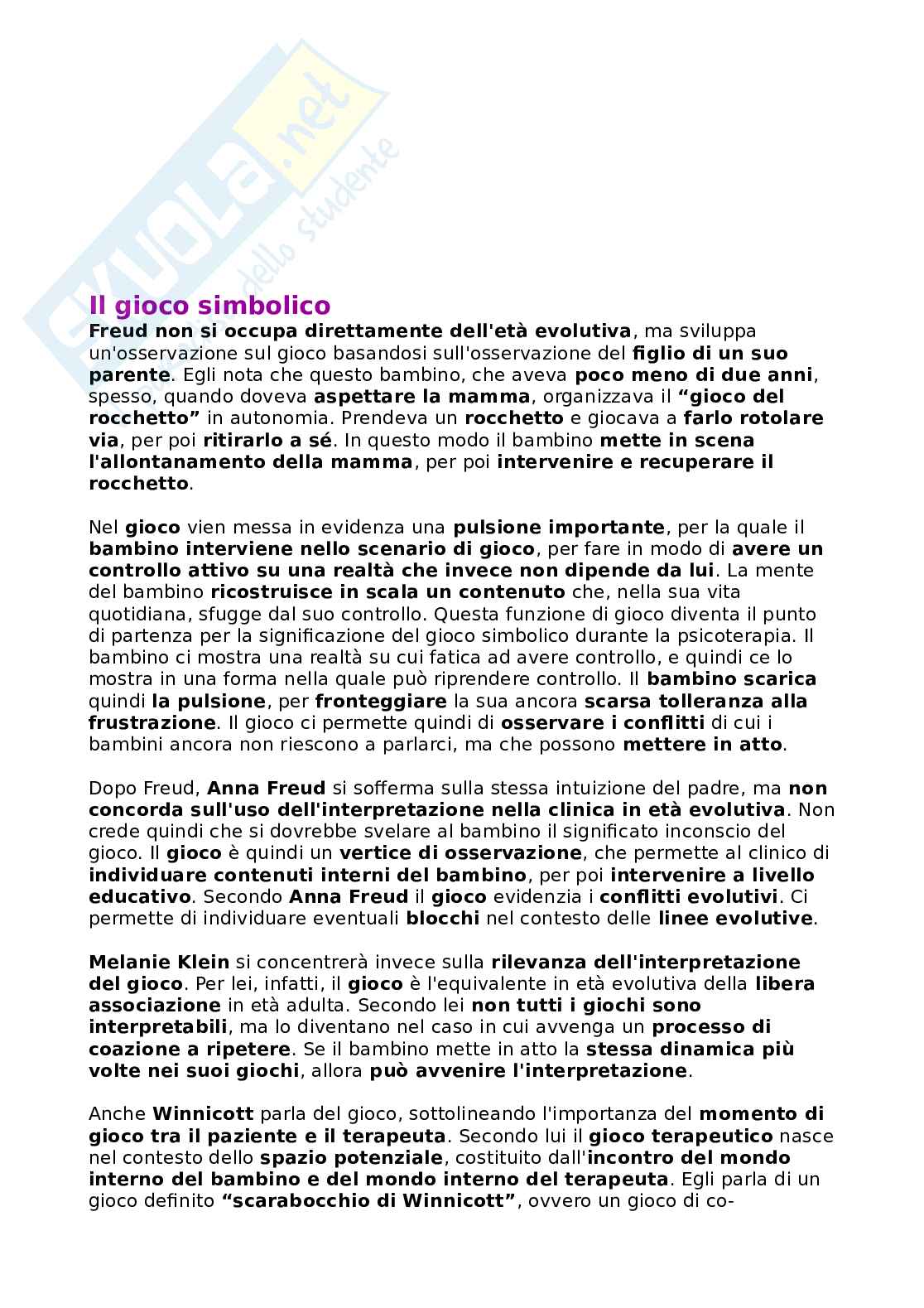 Appunti di Assestment psicodinamico in età evolutiva Pag. 51