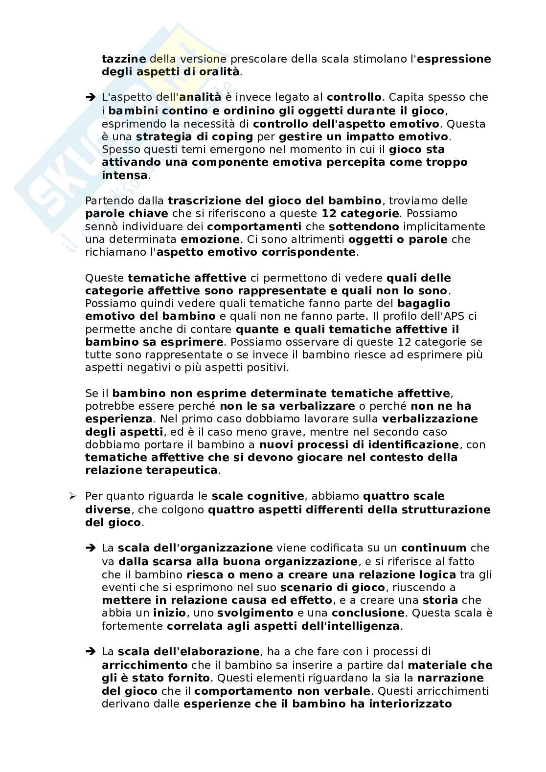 Appunti di Assestment psicodinamico in età evolutiva Pag. 56