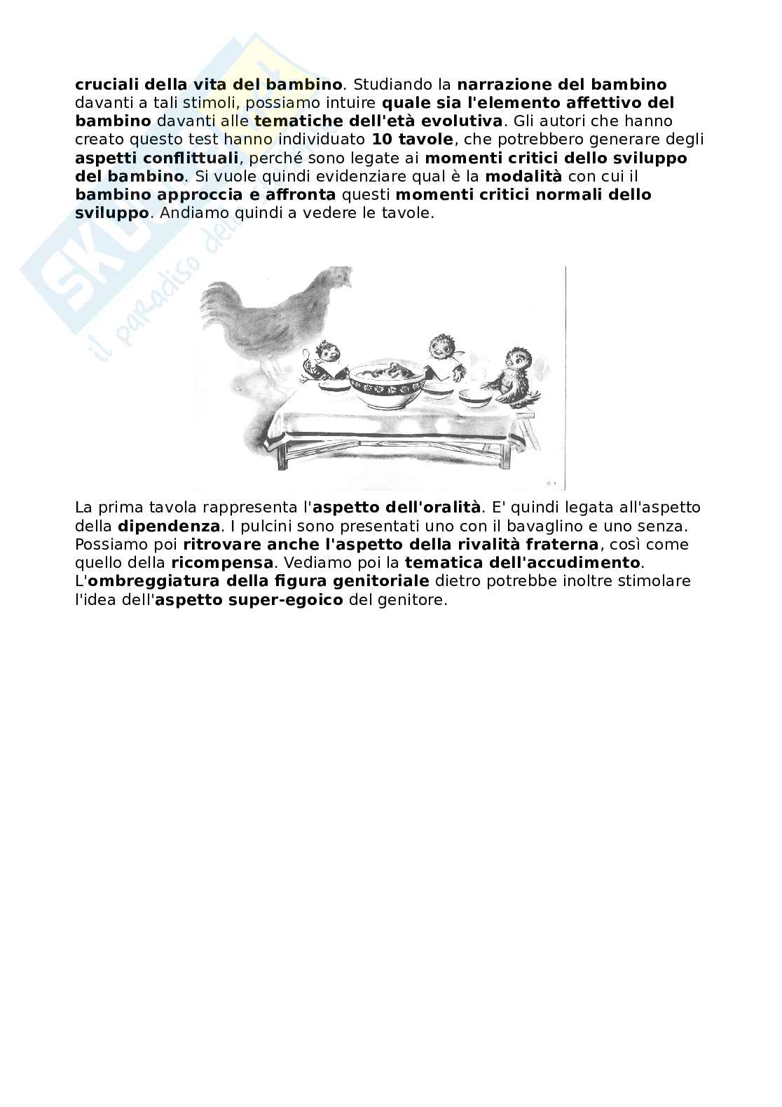 Appunti di Assestment psicodinamico in età evolutiva Pag. 61