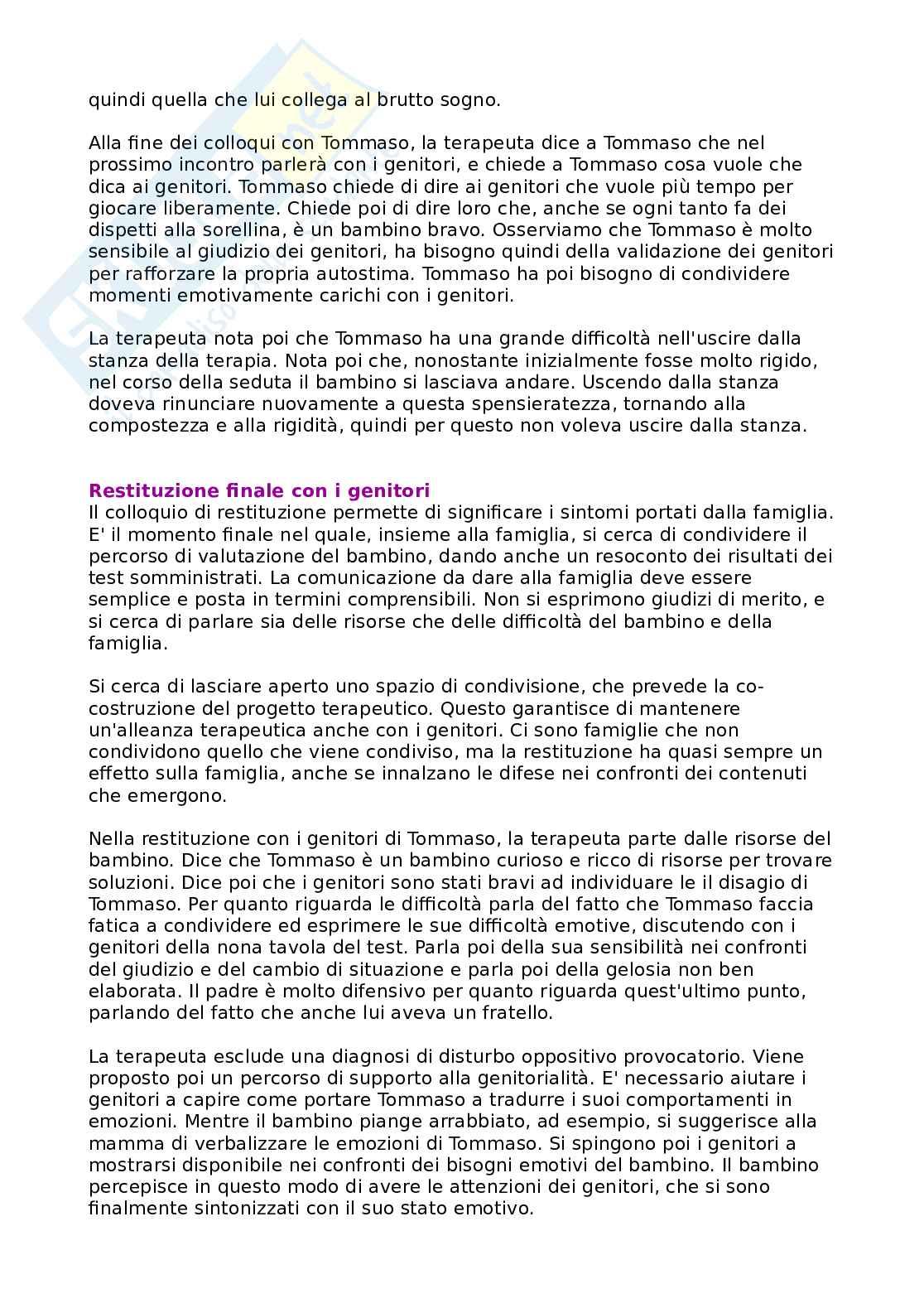 Appunti di Assestment psicodinamico in età evolutiva Pag. 76