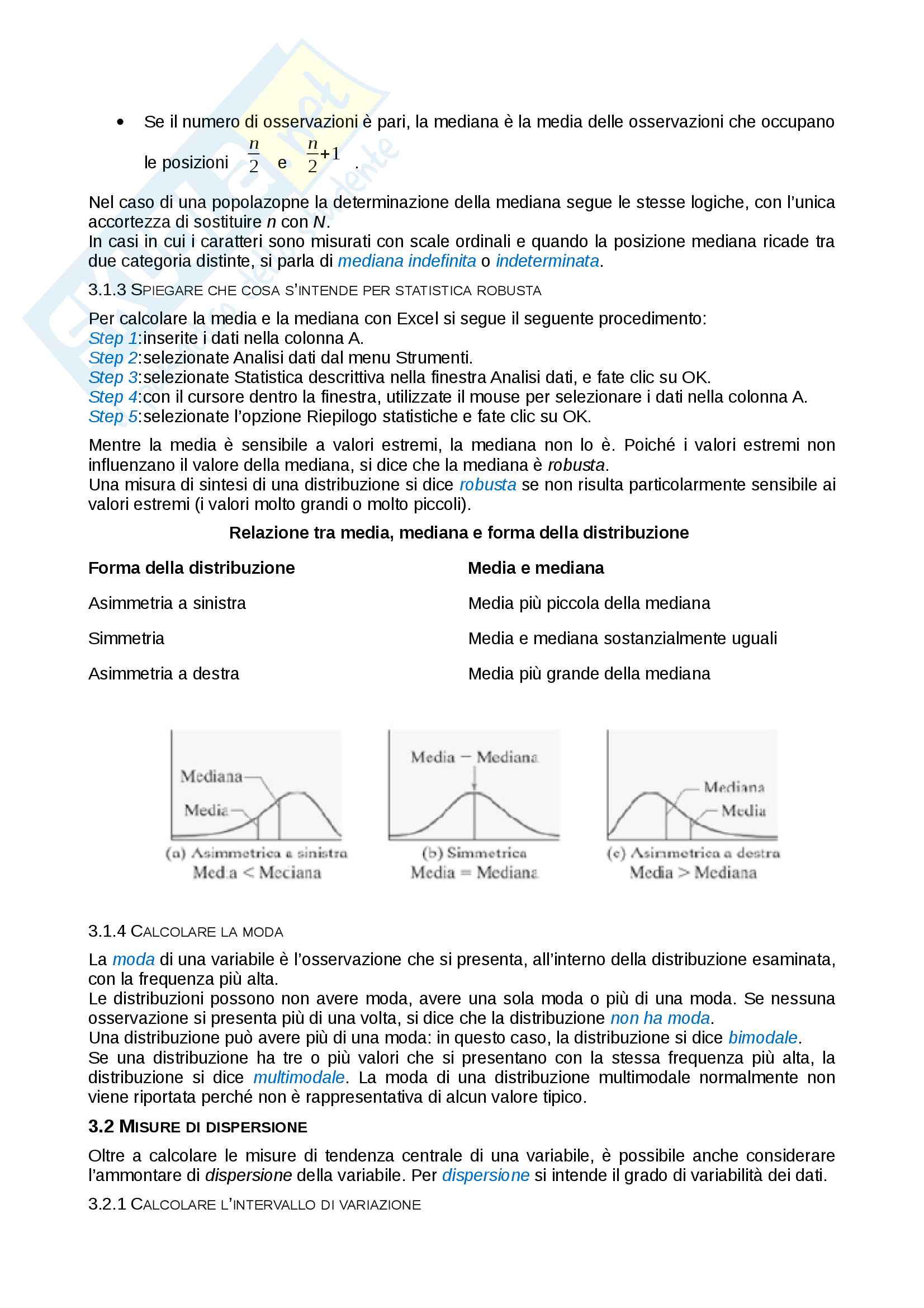 Appunti di statistica Pag. 11