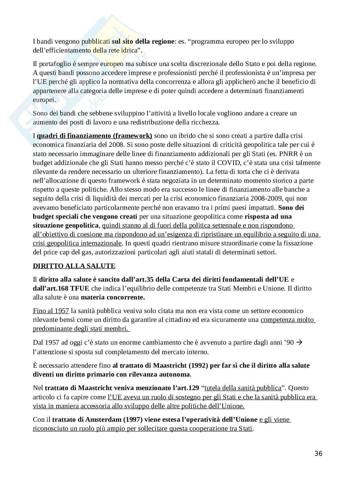 L'Unione Europea e la questione della privacy dei dati Pag. 36