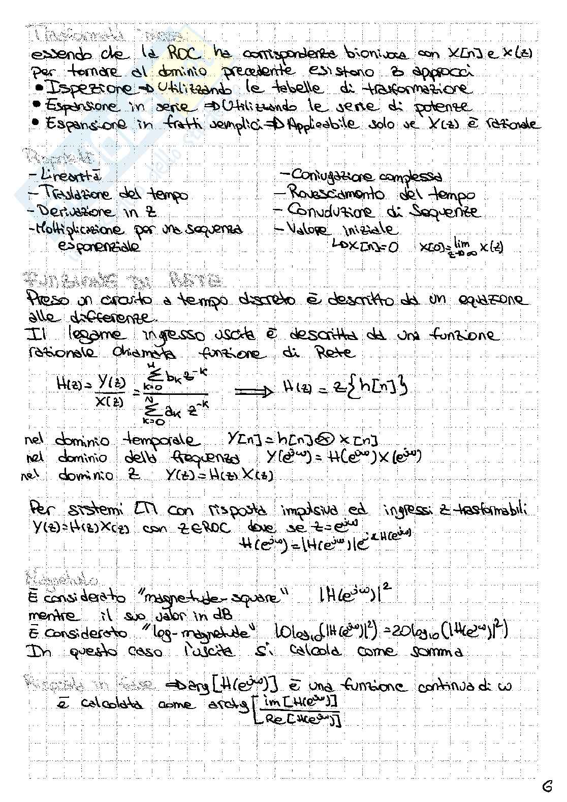 Appunti Circuiti e Algoritmi per il Digital Signal Processing Pag. 6