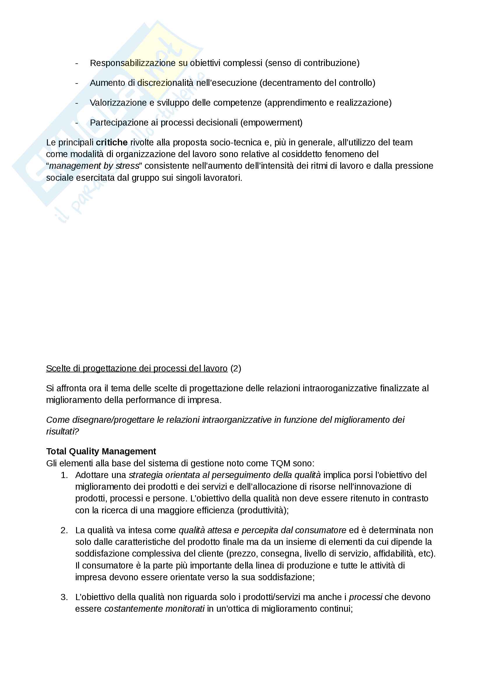 Management Secondo parziale prof Cuomo Unimib-Unisa Pag. 36