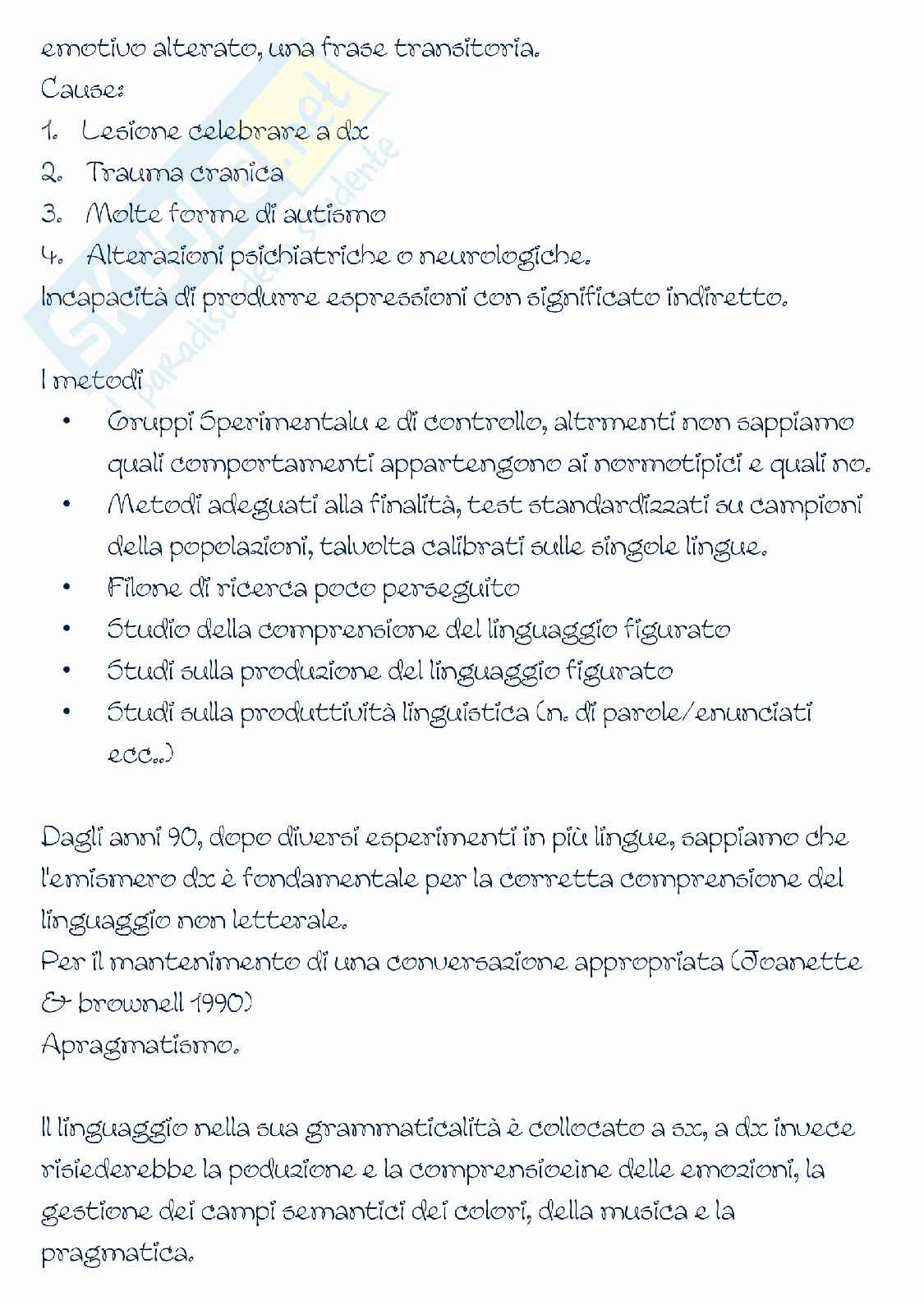 Parte finale appunti di Linguistica applicata Pag. 11