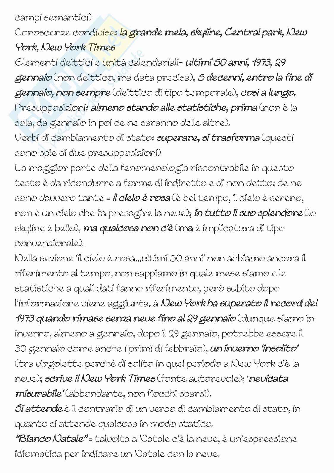 Parte finale appunti di Linguistica applicata Pag. 21