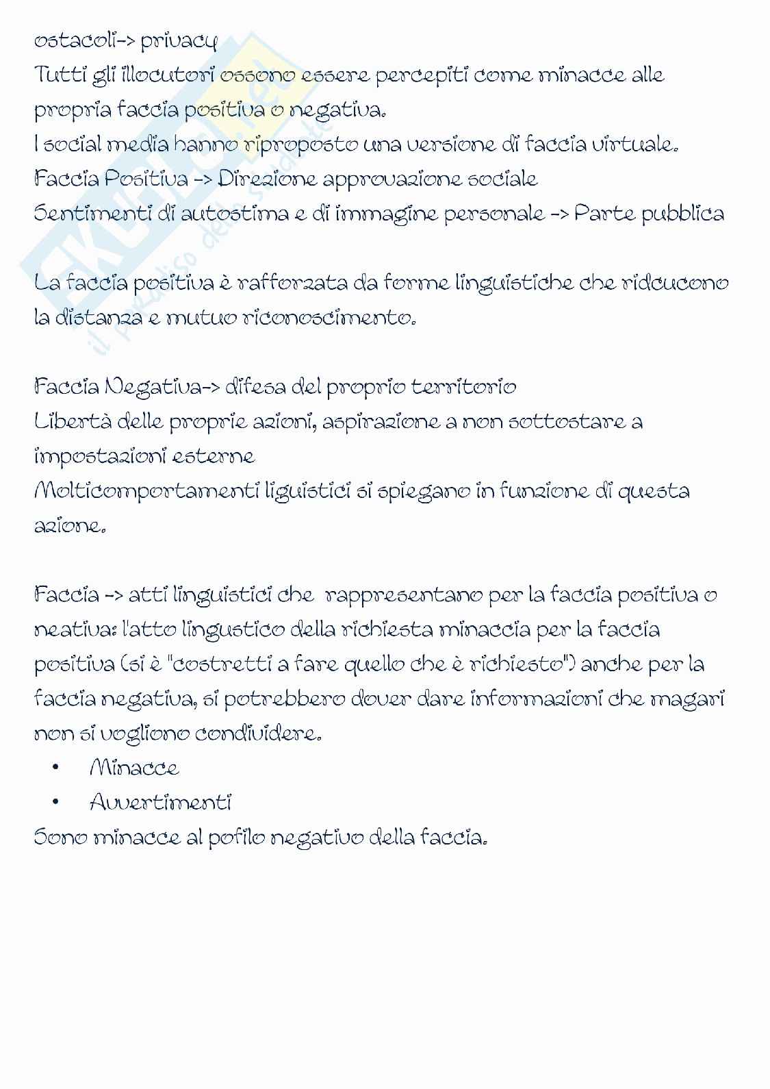 Parte finale appunti di Linguistica applicata Pag. 31